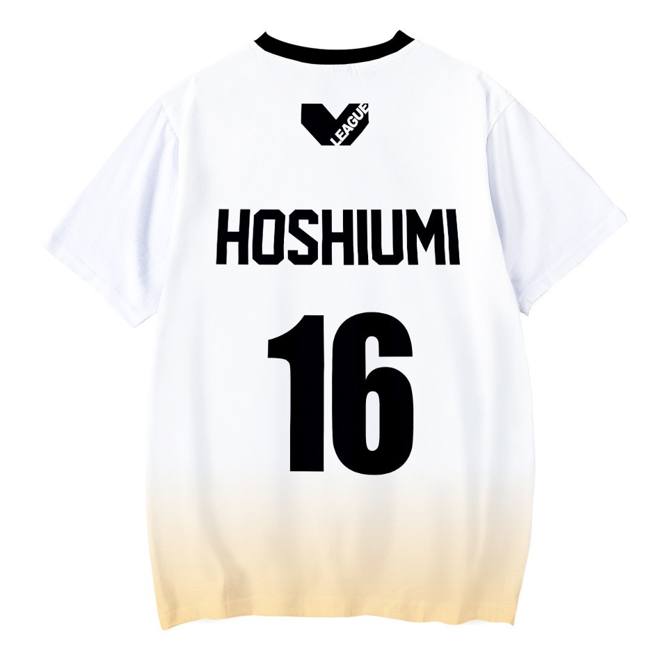 Hq3 Haikyuu! Áo Thun Thể Thao Tay Ngắn QH3 Schweiden Adlers Jersey MSBY