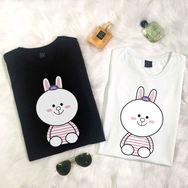 Áo thun thỏ Cony , gấu Brown , đủ size (inbox chọn mẫu)