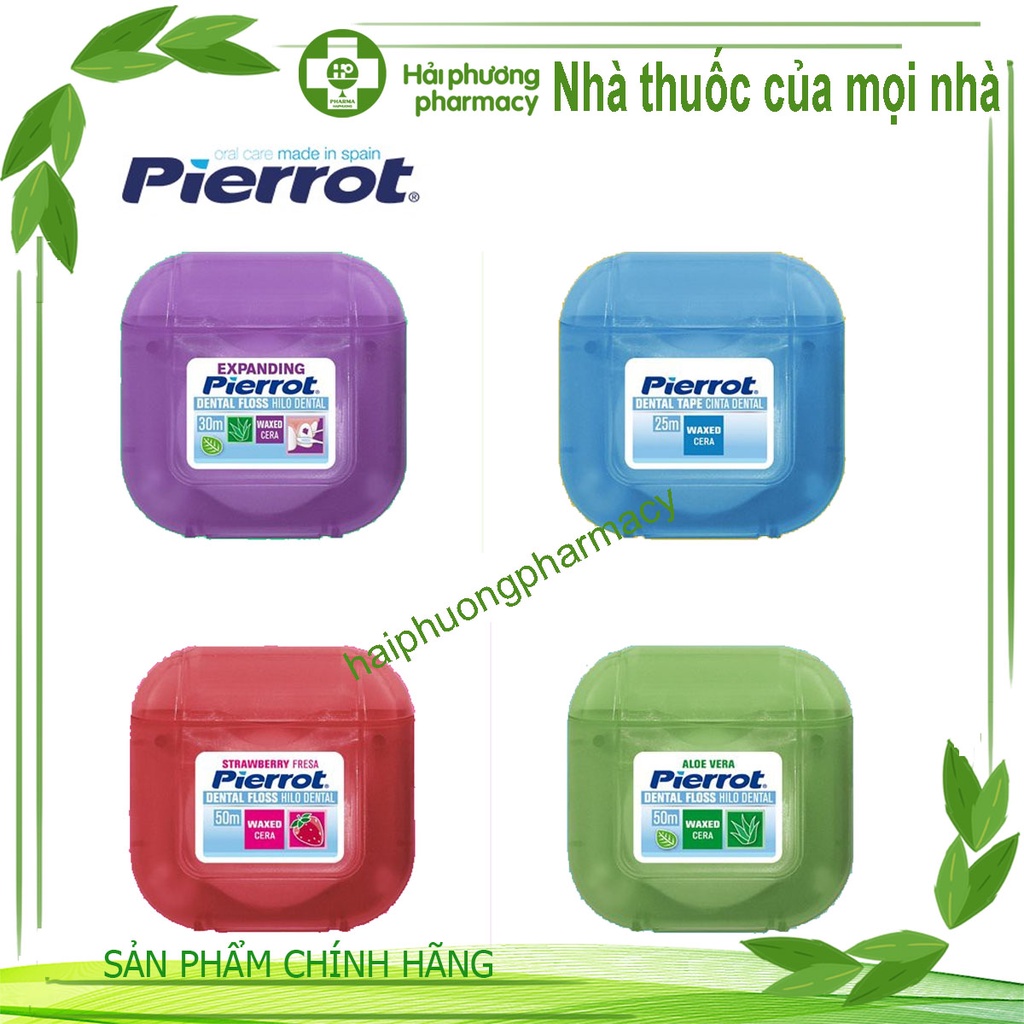 Chỉ nha khoa hương lô hội và bạc hà PIERROT EXPANDING DELTAL FLOSS