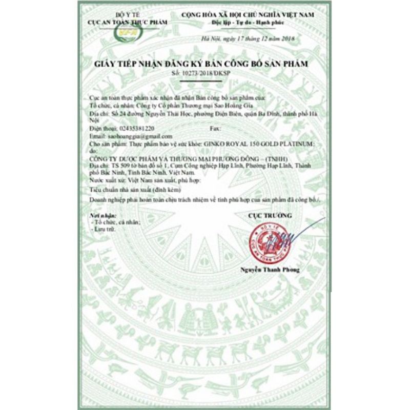 Bổ não Ginko royal 369