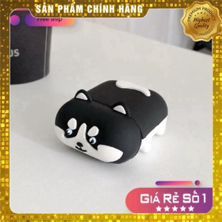 Airpods case ⚡freeship ⚡ cute husky case tai nghe không dây airpods 1/ 2/ i12/ pro