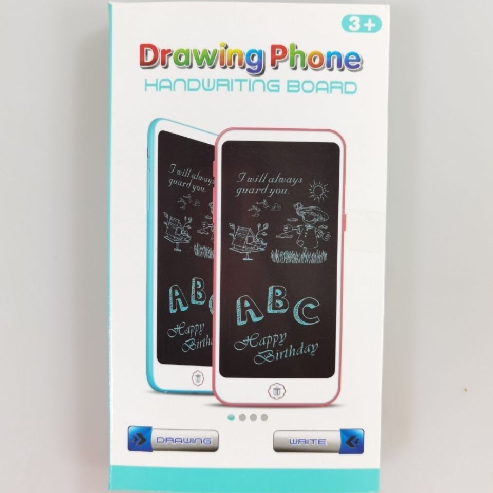 Trẻ em bảng vẽ điện thoại di động bảng viết tay LCD bảng vẽ graffiti bảng viết bảng viết màn hình khóa màn hình khóa có