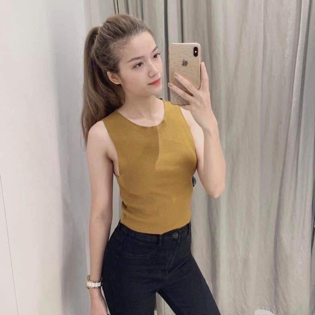 Áo crop top Zara