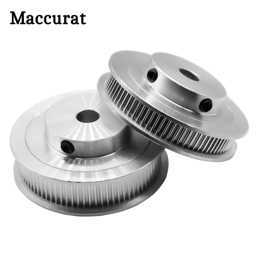 Bộ phận máy in 3D Voron 80 răng 2M 2GT, ròng rọc đồng bộ lỗ 5/6mm, rộng 6/10mm, pulley 80T cho dây đ