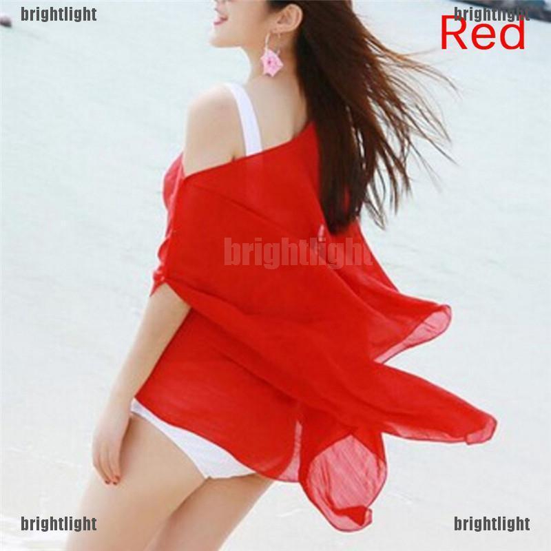 Áo Khoác Đi Biển Màu Trơn Thời Trang