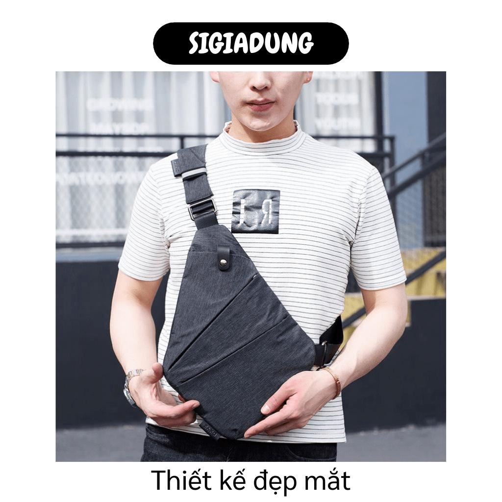 [SGD] Túi Đeo Chéo Trước Ngực - Túi Bao Tử 3 Ngăn Chống Trộm Cho Nam, Không Thấm Nước 7839