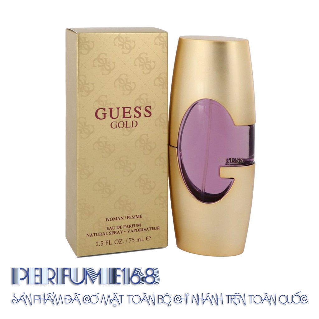 Nước hoa nữ, Guess Gold Women EDP, giá tốt, tại, Perfume168