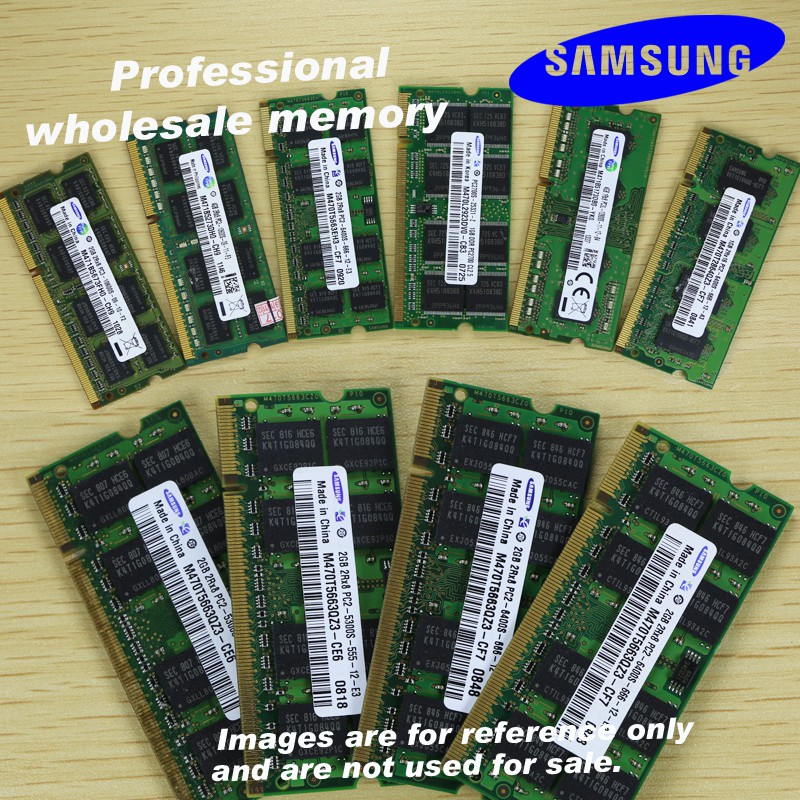 Thẻ Nhớ Samsung Ddr2 Ddr3 2gb 4gb 8gb 667 / 800 / 1066 / 1333 / 1600mhz 200pin 204pin Sodim Notebook Ram