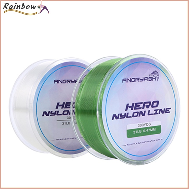 Cuộn Dây Câu Cá Chất Liệu Nylon Siêu Chắc Chắn 300YD 0.12mm-0.47mm 2-35LB