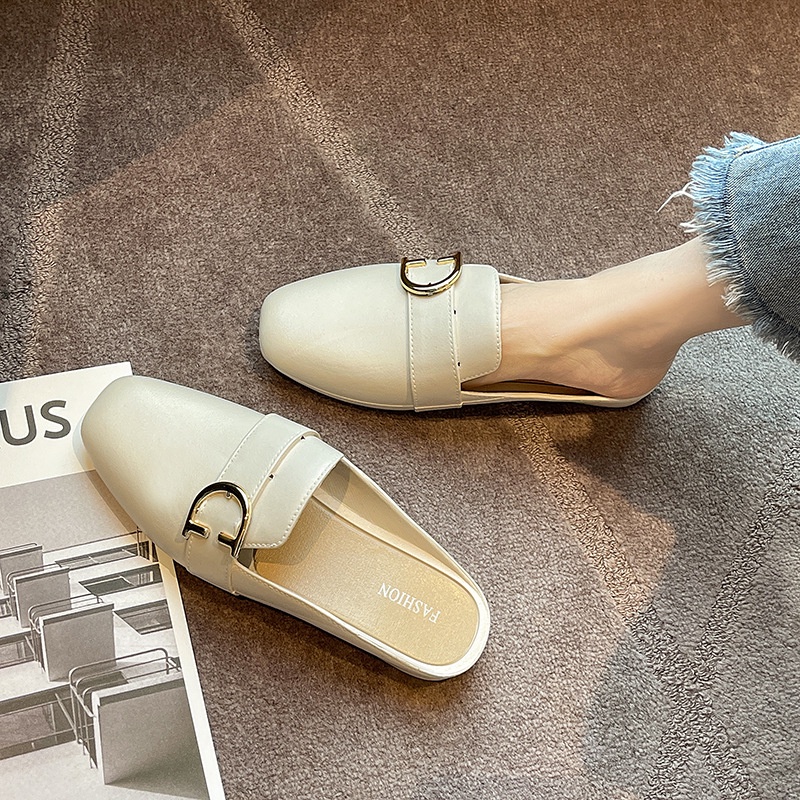 Dép sandal IELGY đế bằng khoét sâu thời trang cho nữ