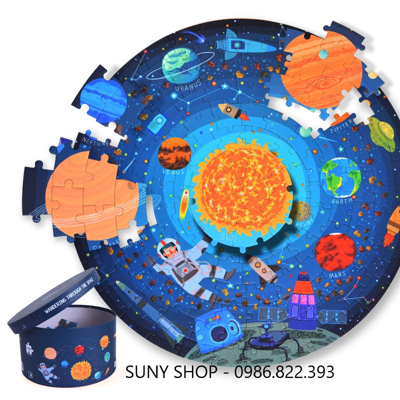 BỘ XẾP HÌNH KHÔNG GIAN WANDERING THROUGH THE SPACE-MIDEER-CHÍNH HÃNG