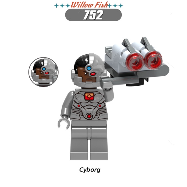 Đồ Chơi Mô Hình Lego XINH X0178 Marvel Hero The Flash Cyborg Lobo