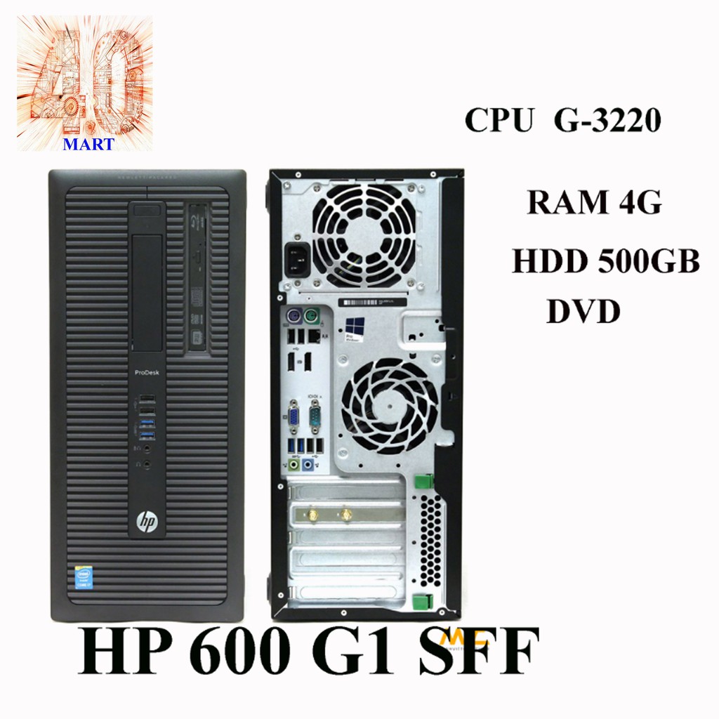 Máy tính để bàn HP 6100 G1 i3 4160, I5-4570, G-3220 ram 4G /HDD 500GB