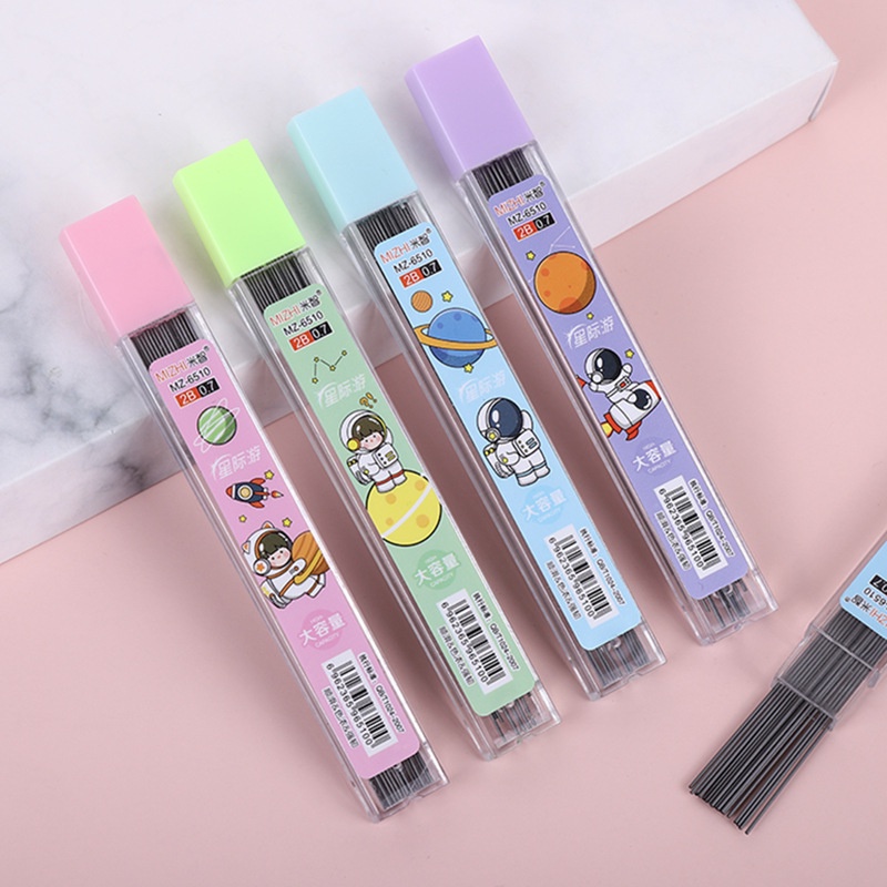 Ruột Bút Chì 2B Ngòi 0.5mm Bằng Nhựa Resin Không Dễ Bị Hỏng