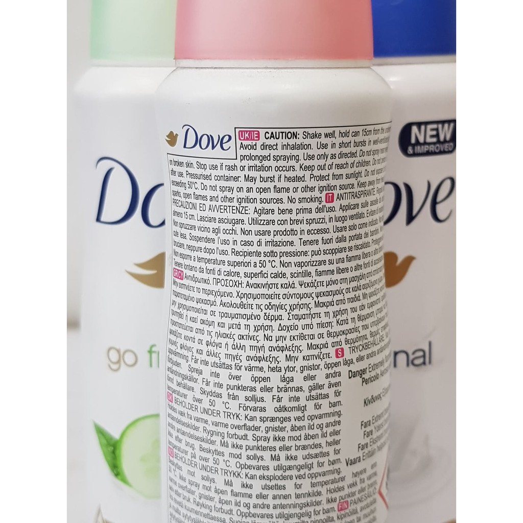 Xịt Khử Mùi Nữ Dove 150ml