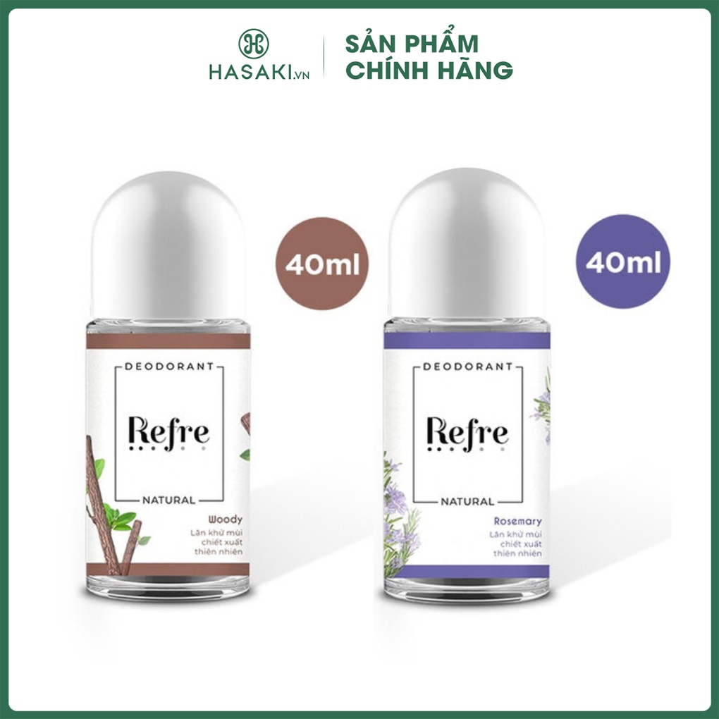 Lăn Khử Mùi Refre Natural 40ml Hasaki sản phẩm chính hãng