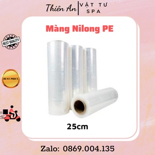 Màng quấn pe giảm mỡ 25cm | cuộn nilong quấn giảm béo dùng cho spa | cuộn quấn giảm mỡ bụng