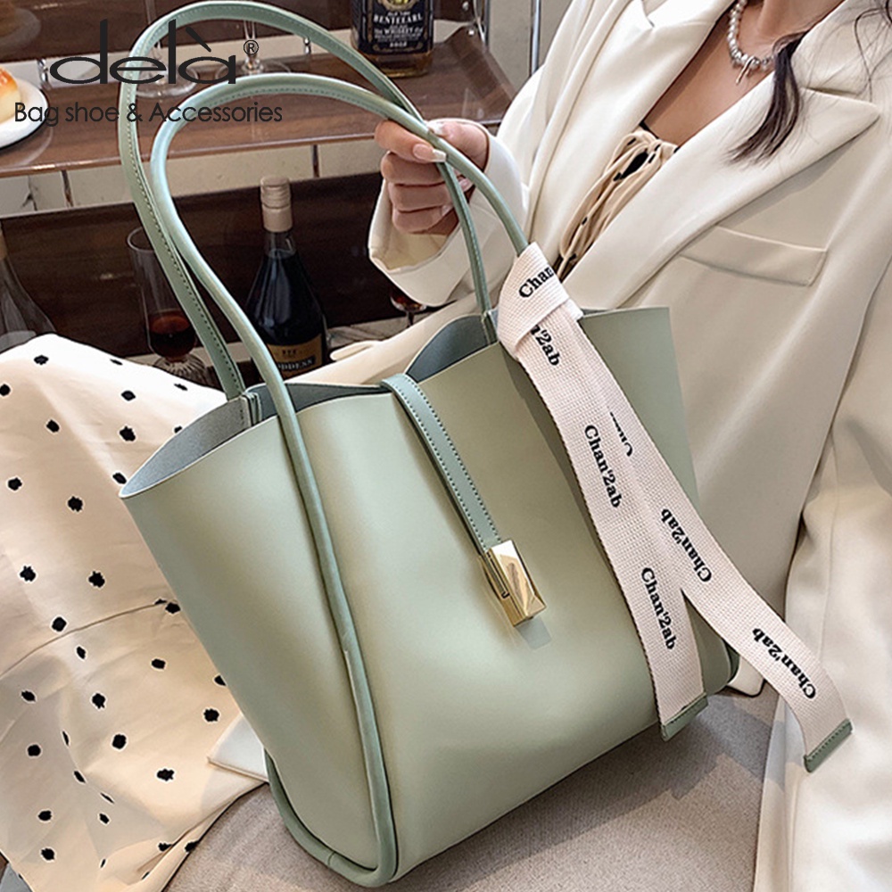 Dela Túi tote Đeo Vai Cỡ Lớn Thời Trang Chất Lượng Cao 2022 Mới Dành Cho Nữ