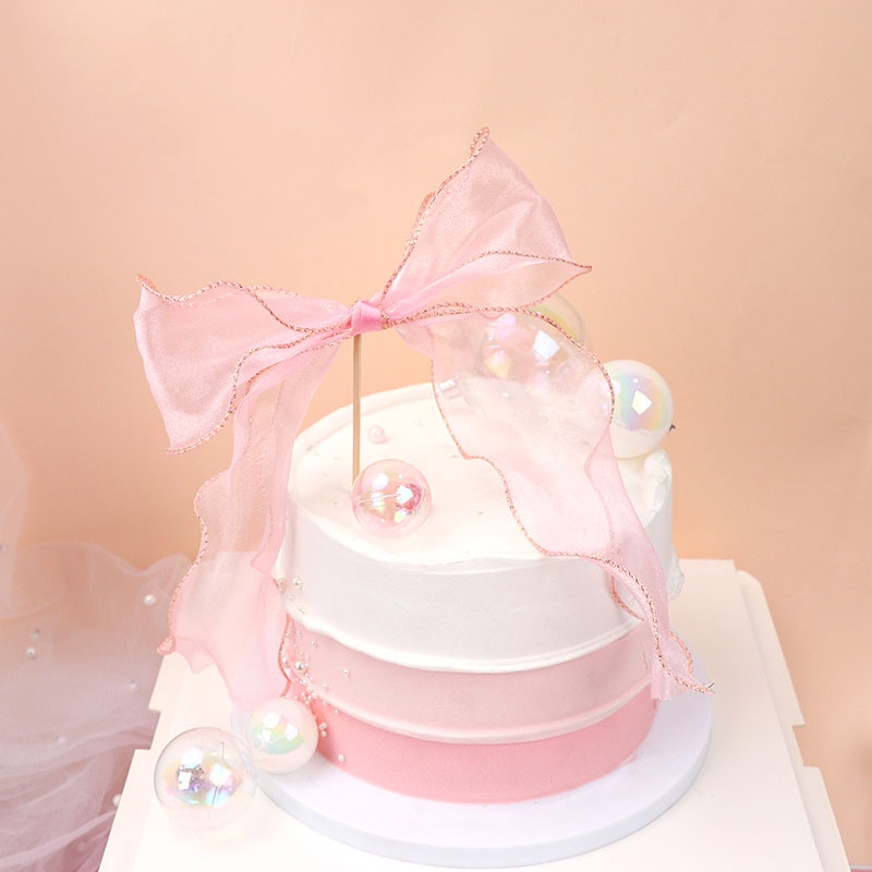 Dải Dây Ruy Băng Trang Trí Bánh Kem Sinh Nhật Đẹp Mắt