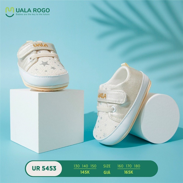 Giày tập đi hình ngôi sao Uala Rogo đế cao su chống trượt cho bé dưới 3 tuổi UR5453 đủ màu - Bu Bình Dương - Mebistore