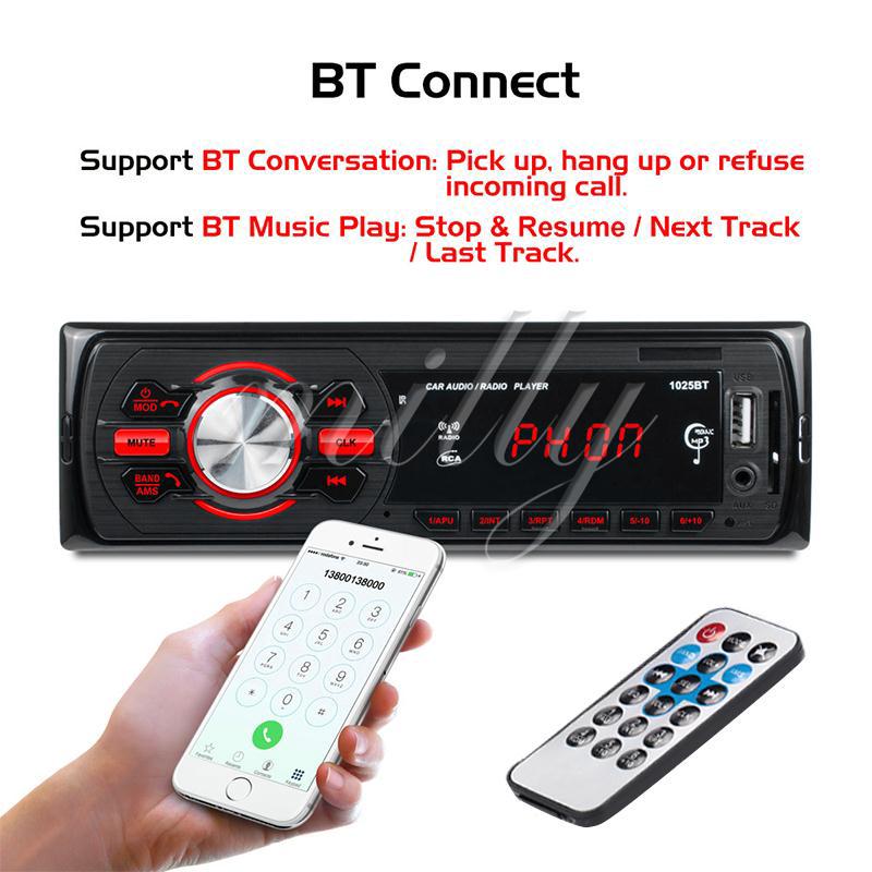 Máy phát nhạc mp3 bluetooth 4 * 50w cho xe hơi