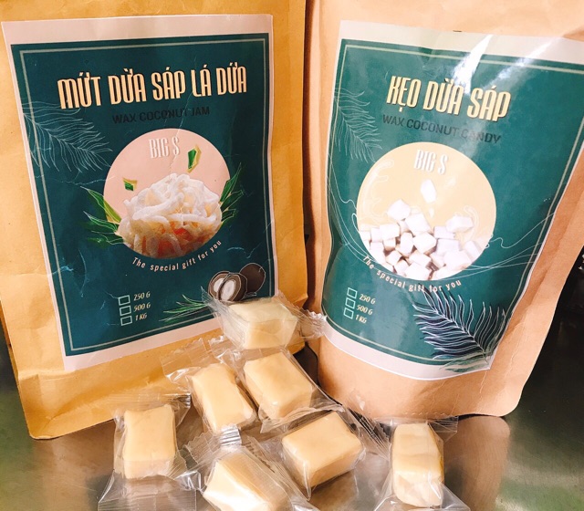 Kẹo Dừa Sáp 100gram - Tốt Cho Dạ Dày, Đường Ruột