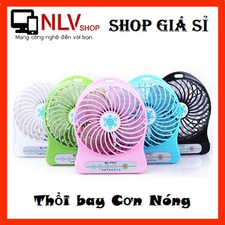 Quạt 3 tốc độ Pin sạc - Thổi Bay Cơn Nóng - Chất Lượng Bền Bỉ
