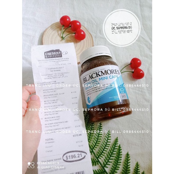 ĐỦ BILL- DẦU CÁ 400V MINICAPS KHÔNG MÙI