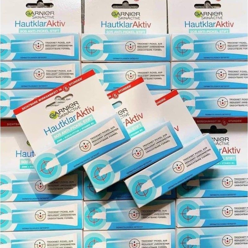Bút chấm mụn Garnier Hautklar Aktiv Anti-Pickel Stift S.O.S - [HÀNG CHUẨN ĐỨC] | BigBuy360 - bigbuy360.vn