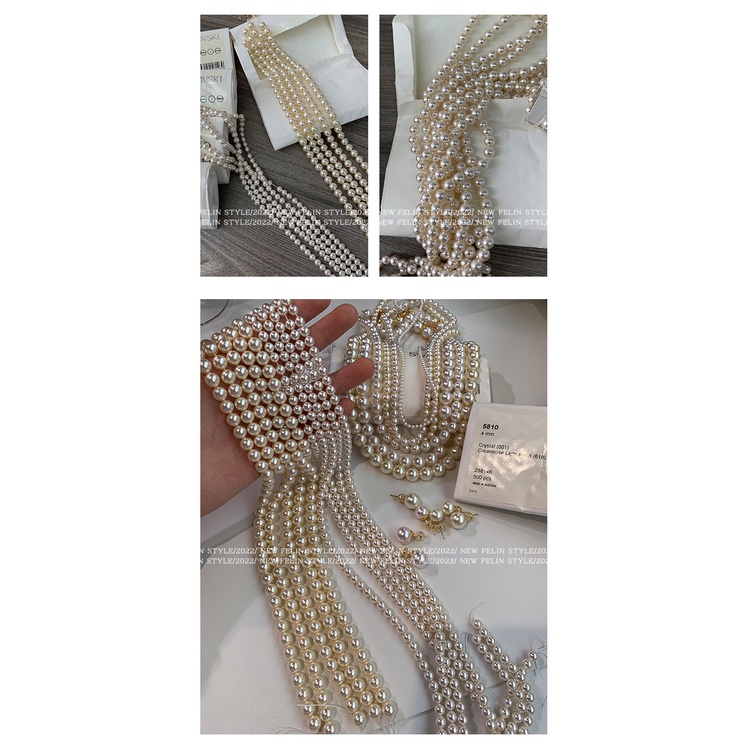 Vòng cổ ngọc trai nhân tạo  nữ thời trang mùa hè Shijia