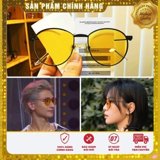 [KM 50%]MẮT KÍNH NAM NỮ V BAGUETTE VÀNG CAM HÀN QUỐC CAO CẤP HOT TREND .