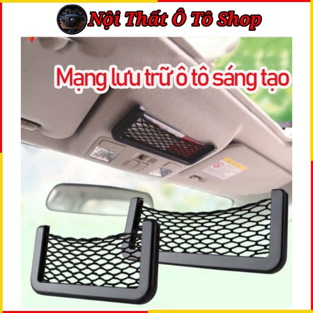 Túi Lưới Đựng Điện Thoại Gắn Bên Hông Ghế Xe Ô Tô Xe Hơi Để Đồ Tiện Dụng 200 x 80 mm | Phụ Kiện Nội Thất Ô Tô Shop