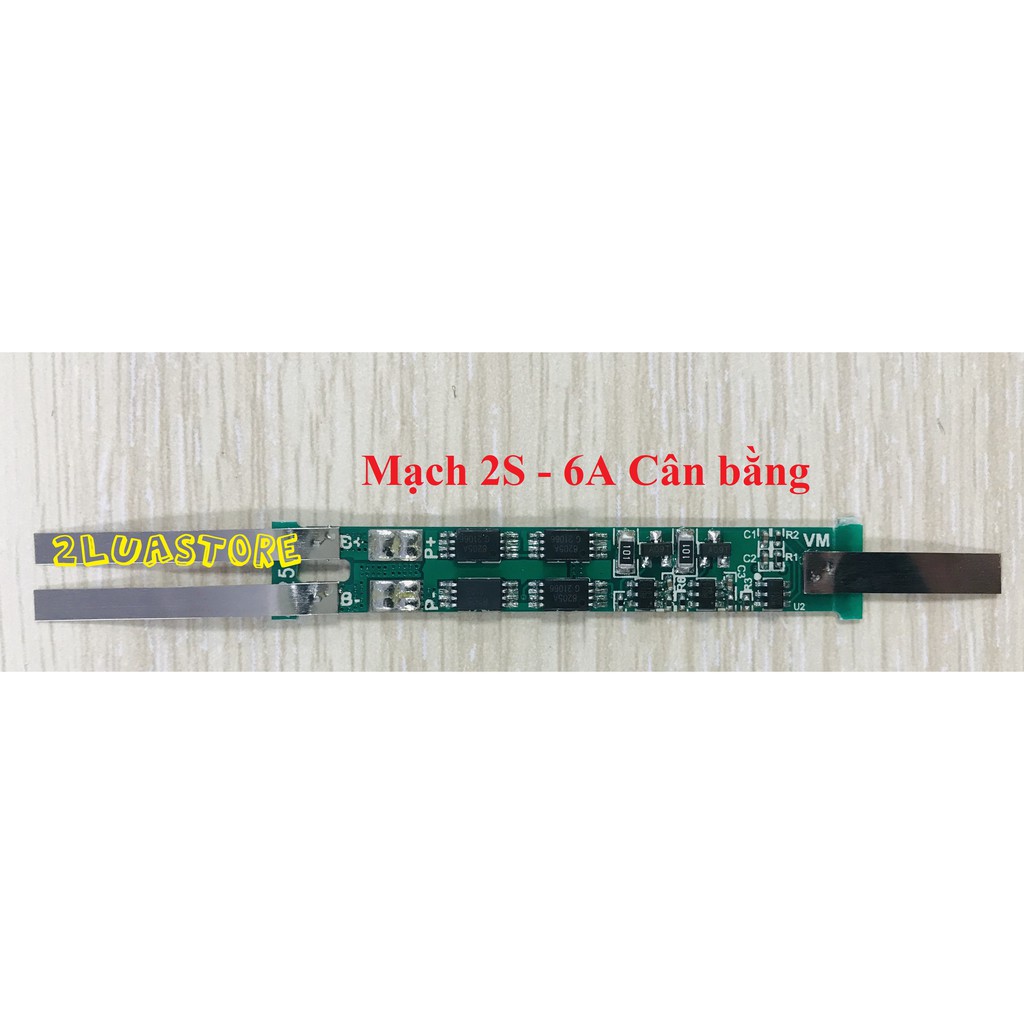 Mạch sạc và bảo vệ pin 2S 7.4V hàn kẽm sẵn