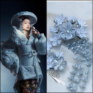 Phấn Kanzashi & kimonodoll