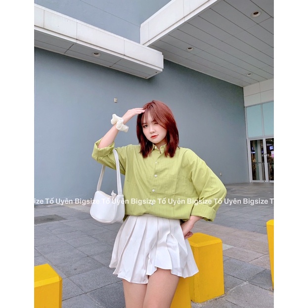 (T.U Bigsize 50-80kg) Áo Sơ Mi Đuôi Tôm Dài Tay Đũi Gân QC loại 1 #91