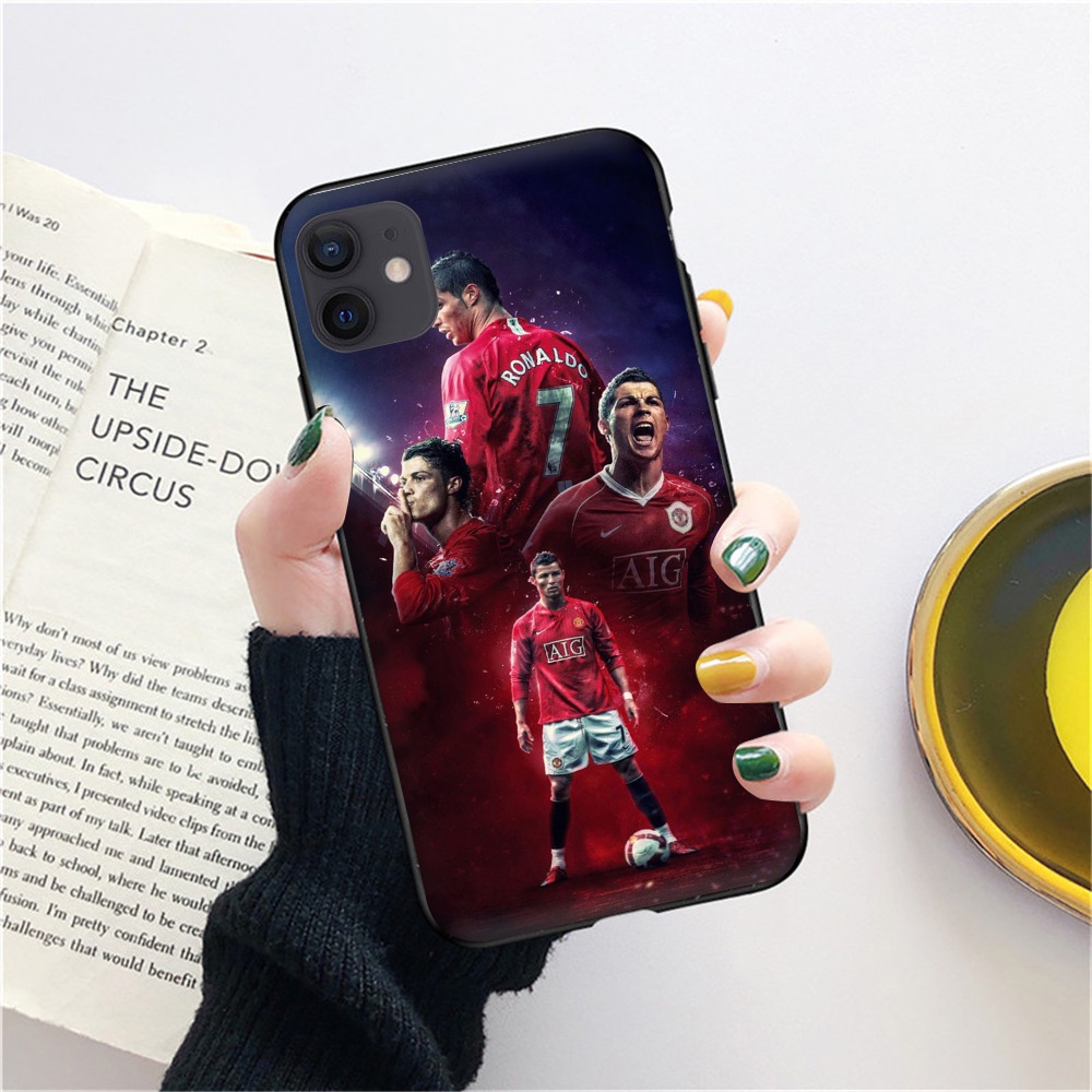 Ốp Điện Thoại Mềm In Hình Ronaldo Cho iPhone 5 5s SE 2016 6 6s 6Plus 6sPlus 7 8 7Plus 8Plus X XS XR XS Max
