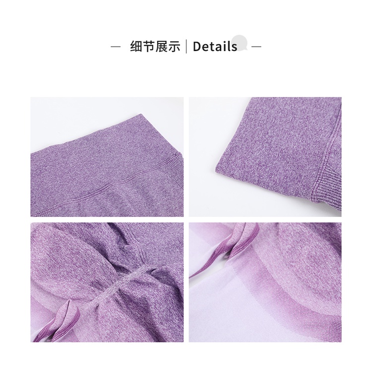 Quần dài thể thao lưng cao dáng ôm thiết kế thời trang thích hợp chạy bộ/tập yoga cho nữ