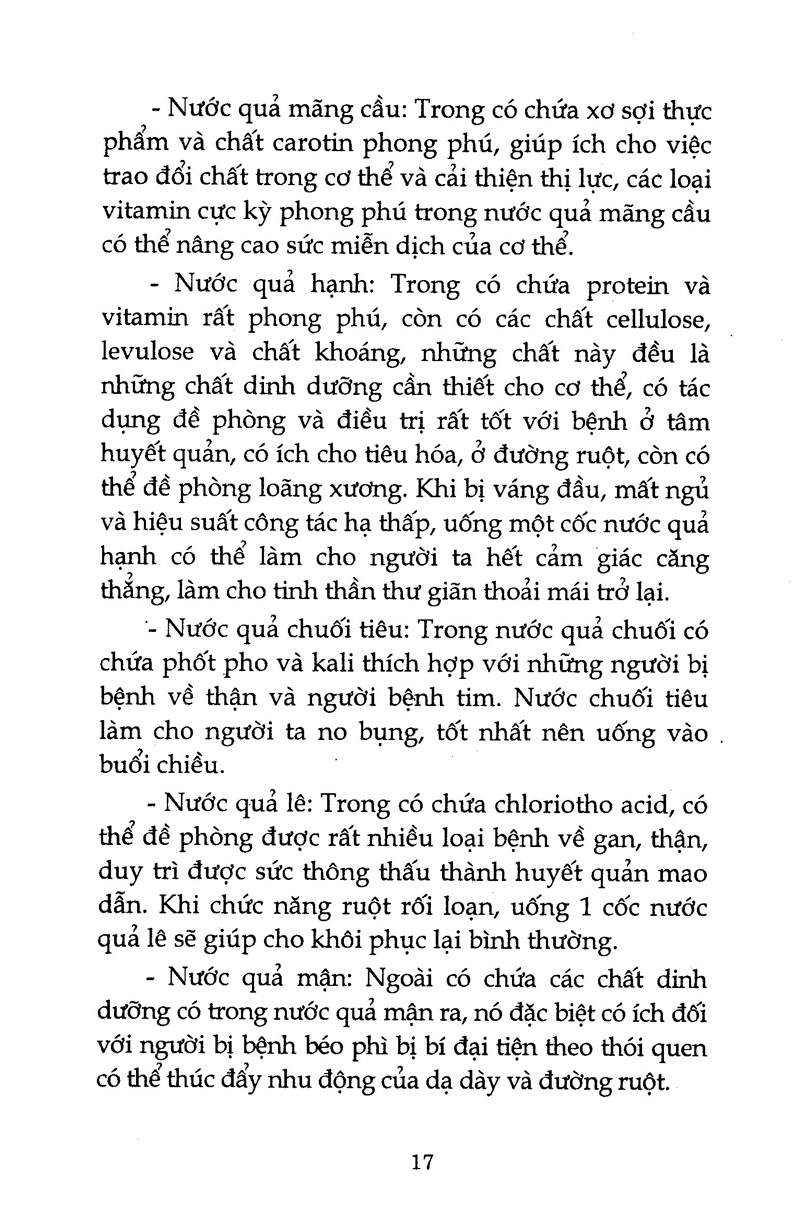 Sách Hoa Quả Bổ Dưỡng Và Chữa Bệnh