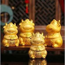 TRÂU VÀNG THẦN TÀI TIẾT KIỆM SIZE LỚN 11.5*10*16CM
