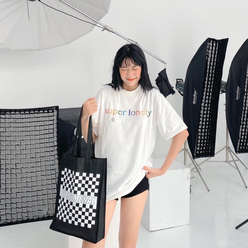 TÚI TOTE KHÔNG DỆT PHENOMENAL - BLACKonWHITE