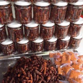 Me lào muối tôm hủ 500gr/45k