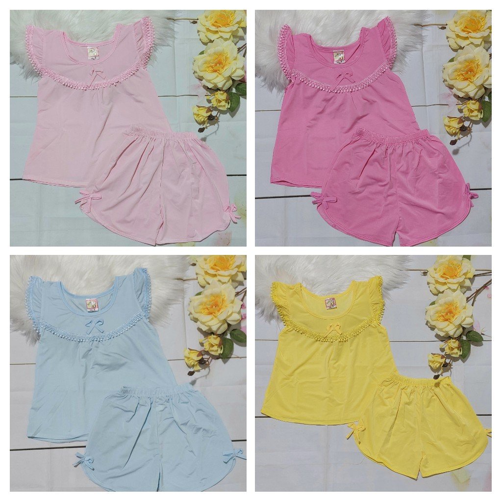 115K 3 Bộ quần áo bé gái, đồ bộ cánh tiên dễ thương cho bé gái 1-3 tuổi, đồ bộ thun lạnh bé NOVA SHOP