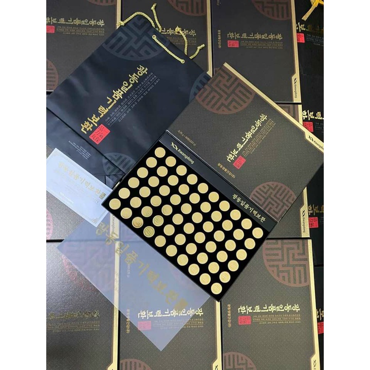 An Cung Ngưu Hoàng Hoàn Trầm Hương Kwangdong Hàn Quốc Hộp 60 Viên * 3.75g, Phòng Đột Quỵ Và Tai Biến