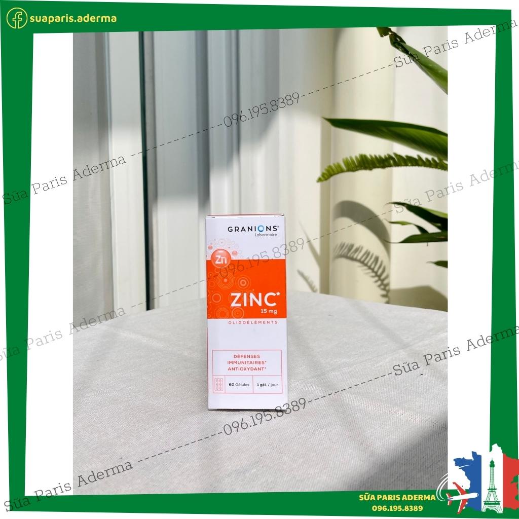 Vitamin Kẽm 15mg Zinc Granions_Sữa Paris Aderma