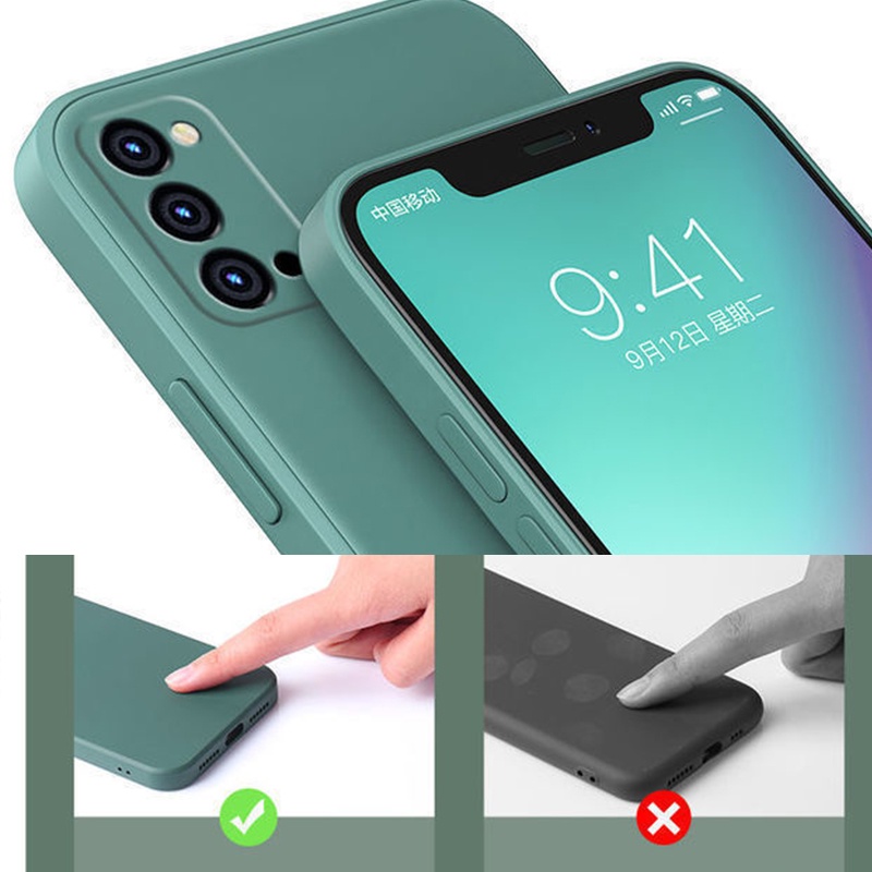 Ốp Điện Thoại Silicon Mềm Màu Trơn Chống Sốc Cho Oppo Reno7 Reno 7 Pro Z SE 7Z Reno7Z 5G