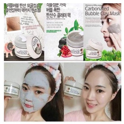 Mặt nạ sủi bọt thải độc bì heo Carbonated Buble Clay mask Bioaqua - Hàng nội địa Trung