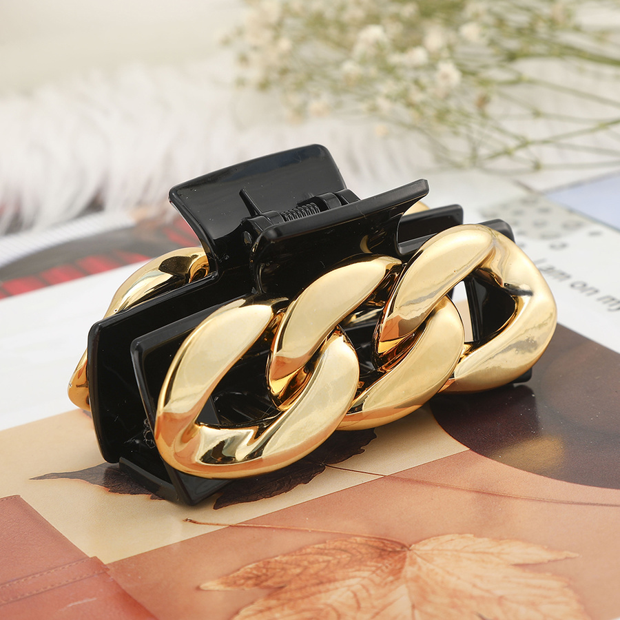 Kẹp Tóc Kim Loại Mạ Vàng Phong Cách Hàn Quốc Cho Nữ