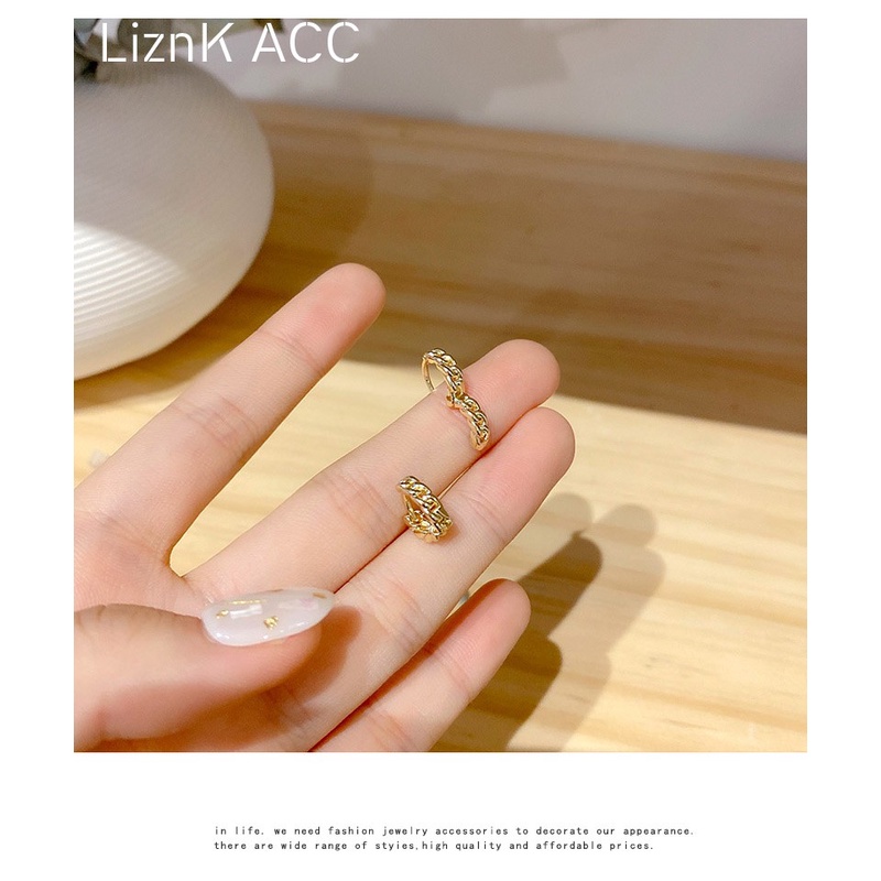 Khuyên Tai Tròn Màu Vàng/Bạc Unisex