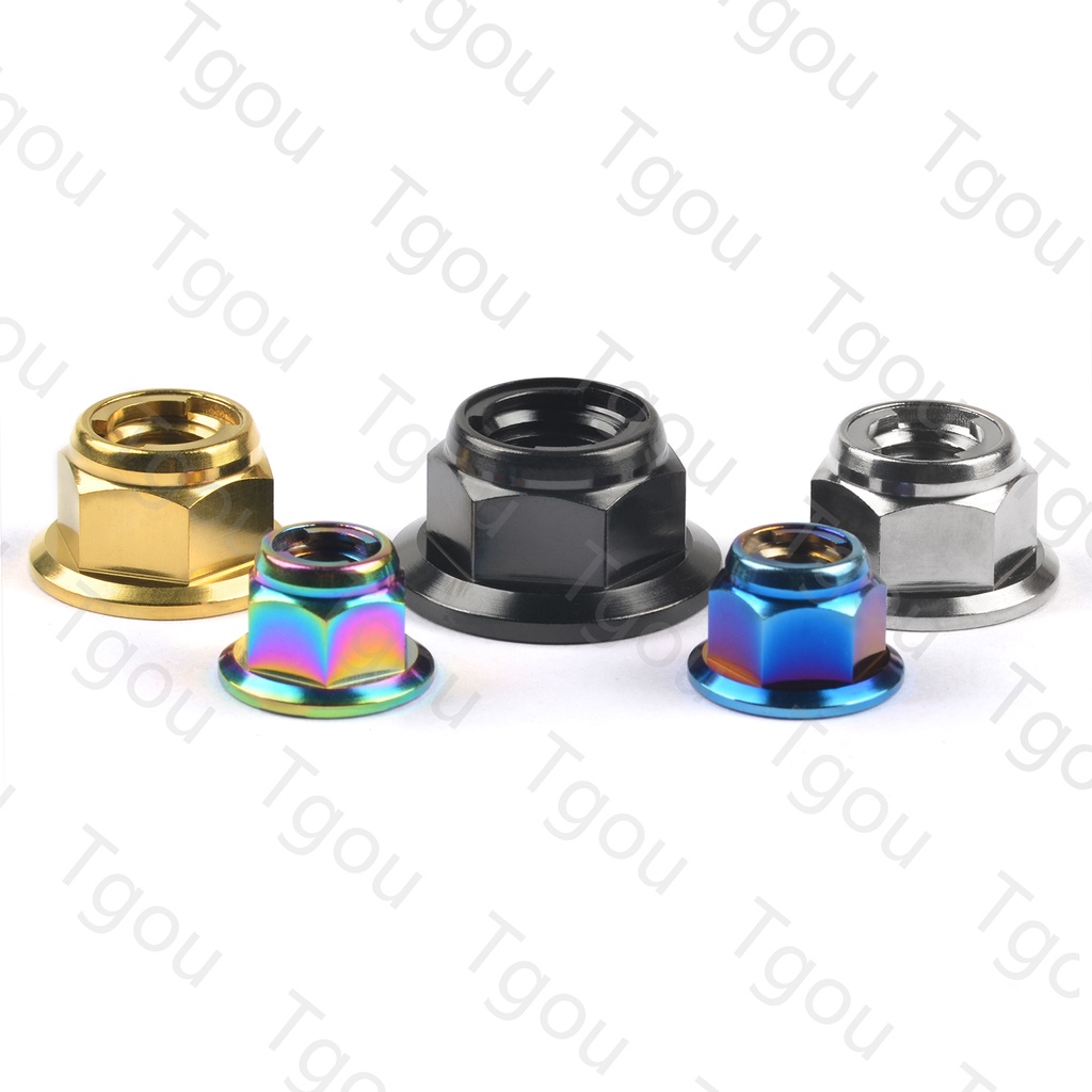 Đai Ốc Khóa Xích Bằng Hợp Kim Titan Gr5 M6 M8 M10 M12 Cho Xe Đạp Xe Máy