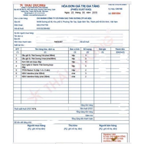 Nước súc miệng Valentine Thái Dương